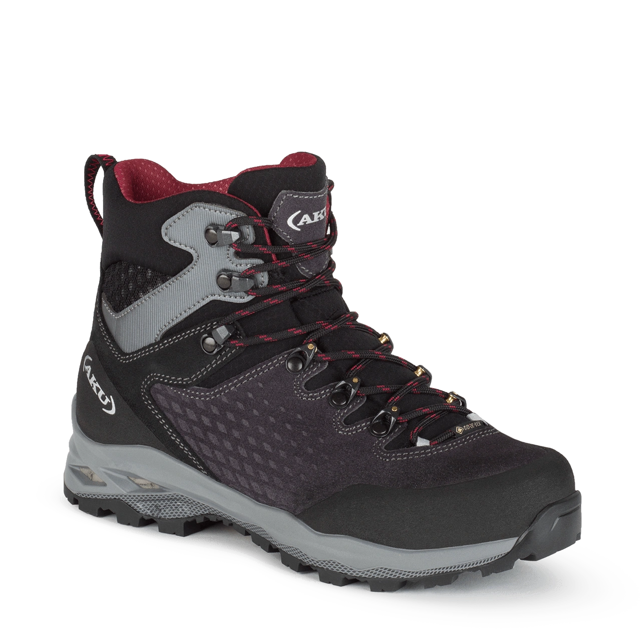 Alterra II GTX Ws : L'aventure à vos pieds, anthracite et bordeaux, un style intemporel pour l'exploration.